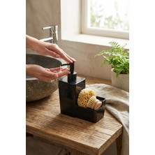 Makri Home Sıvı Sabunluk 450 ml (19X16X8 Cm) - Siyah