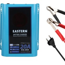 Powermaster PM-22983 12 Volt 20 Amper Dijital Ekranlı Akıllı Akü Şarj Cihazı