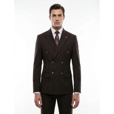 HERMOSE Riviera | Ristretto Kahve Kruvaze Takım Elbise