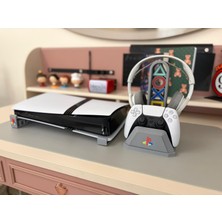 Merada Playstation 5 Dualsense Kol ve Kulaklık Tutucu Stand 30. Yıl Tasarım