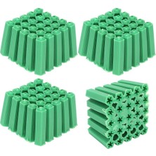 Sunup 6mm Yeşil Plastik Dübel 500'LÜ Ekonomik Paket