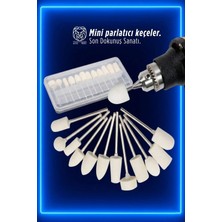 Creatividad Solutions 12'li Pimli Keçe Polisaj Seti | D Remel Uyumlu Parlatma Metal Far Cam Ucu 722923