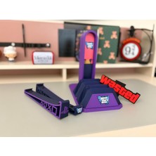 Merada Playstation 5 Pro ve Slim Uyumlu 2'li Stand ile Dualsense ve Kulaklık Tutucu Set (Gta 6 Tasarımlı)