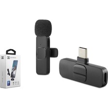 Rivera Tech Rvrstr4 Type-C Kablosuz Mikrofon - Siyah HDX2783