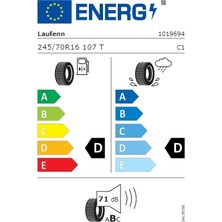 Laufenn 245/70 R16 107T x Fit Ht LD01 Oto Yaz Lastiği (Üretim Yılı: 2024)