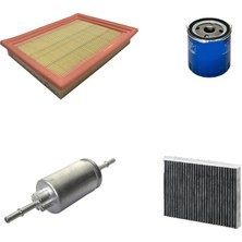 Sardes Filtre Seti Ford Fiesta 1.6 Benzinli 2001-2009 4lü Hava + Yağ F. + Yakıt + Polen