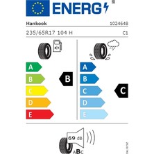 Hankook 235/65 R17 104H Ventus Prime 3 x K125A Oto Yaz Lastiği (Üretim Yılı: 2024)