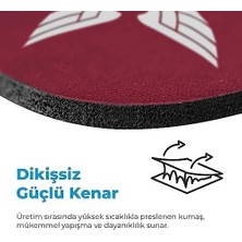 Gaming Oyuncu Gamer Mouse Pad 27X23, Kaymaz Taban Orta Boy Medium Ofis Tipi Mouse Pad, Fare Altlığı Bordo