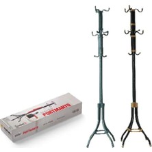 Feyza Design Demonte Metal Portmanto Askılık, Portatif Elbise ve Çanta Standı