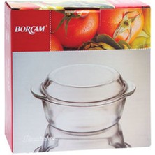 5 Adet Paşabahçe Kapaklı Yuvarlak Tencere Borcam 1,5 L