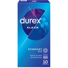 5 Adet Durex Klasik Prezervatif 10'lu