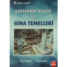 Geoteknik Bilgisi 3 - Bina Temelleri