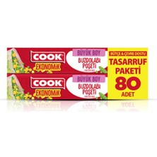 6 Adet Cook Eko Buzdolabı Poşeti Büyük Boy 80'li