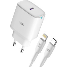 C313 30W Pd Gan3 Type-C To Lightning Kablolu Şarj Aleti Set