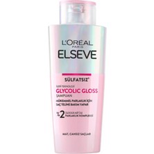 3 Adet L'oréal Paris Elseve Glycolic Gloss Bakım Yapan Şampuan 200 ml