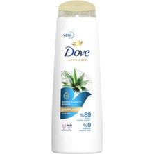 5 Adet Dove Ultra Care Saç Bakım Şampuanı Kepek Karşıtı Bakım Aloe Vera 400 ml