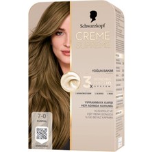 Schwarzkopf 3 Adet Creme Supreme 7-0 Kumral Saç Boyası 182 ml