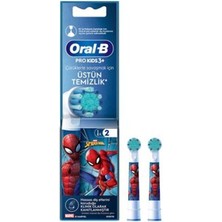 5 Adet Oral-B Spiderman Şarjlı Diş Fırçası Yedek Başlığı Beyaz 2'li
