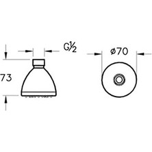 Solo C Duş Başlığı A45635