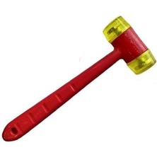 Plastik Vidalı Tokmak, Sarı Renk, 40 mm Çapında, El Aleti