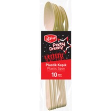 1 Adet Roll-Up Party Dreams Kaşık Krem 10'lu