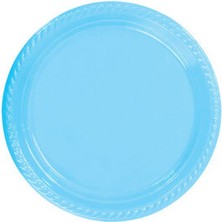 6 Adet Roll-Up Partydreams Açık Mavi Tabak 21 cm 25'li 10 G
