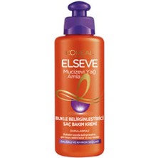 2 Adet L'oréal Paris Elseve Mucizevi Bukle Belirginleştirici Saç Bakım Kremi  200 ml