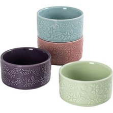 4 Adet Touch Me Stoneware Sufle Kabı 10.5 cm