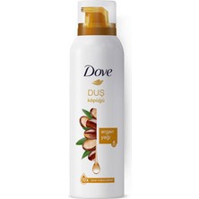 1 Adet Dove Köpük Duş Jeli Argan Yağı 10 Kat Daha Yoğun Köpüğe Sahip Kremsi Formül 200 ml