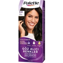 6 Adet Palette Göz Alıcı Renkler 3-0 Koyu Kahve Saç Boyası 110 ml