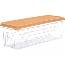 5 Adet Herevin Dikdörtgen Derin Saklama Kabı 2.5 L