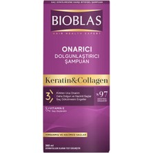 4 Adet Bioblas Keratin & Kolajen Şampuan 360 ml