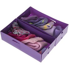 Çekmece Içi Düzenleyici 2 Adet Pvc Mor Kutu