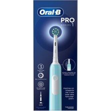 6 Adet Oral-B Şarjlı Diş Fırçası Pro1 Turkuaz