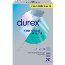 6 Adet Durex Yok Ötesi Slim Fit 20'li