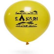 2 Adet Jojo Balloons 12" Safari Baskılı Balon 6'lı