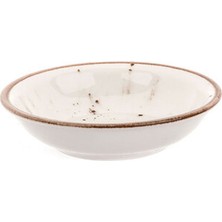 3 Adet Tulu Porselen Defne Kase Krem 11 cm