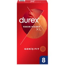 6 Adet Durex Yakın Hisset Xl Prezervatif 8'li