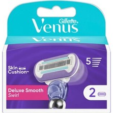 4 Adet Gillette Venus Extra Smooth Swirl 2 Adet Yedek Başlık