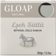 1 Adet Gloap Natural Eşek Sütlü Sabun 150 G