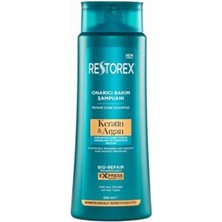 2 Adet Restorex Keratin - Argan Onarıcı Bakım Şampuanı 500ML