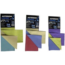 Asterion 6 Adet Asterıon Mikrofiber Oto Temizlik Bezi 3'lü