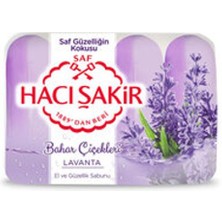 3 Adet Hacı Şakir Bahar Çiçekleri Lavanta Güzellik Sabunu 4X70 G