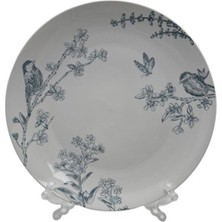 2 Adet Touch Me Porselen Ocean Bird Servis Tabağı 27 cm