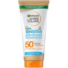 4 Adet Garnier Ambre Solaire  Çocuklar Için Hipoalerjenik Koruyucu Güneş Sütü Spf 50+ 175 ml