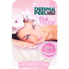 Dermapeel Pınk Touch Banyo Kesesi 2 Adet İpek Malzemeden Yapılmış Yumuşak ve Etkili