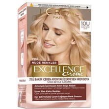 L'Oréal Paris 1 Adet L Oréal Paris Excellence Creme Nude Renkler Saç Boyası - 10U Nude Açık Sarı
