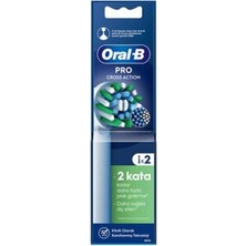 6 Adet Oral-B diş Fırçası Yedek Başlığı Cross Action 2 Adet