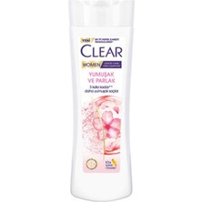 4 Adet Clear Women Kepeğe Karşı Etkili Şampuan Yumuşak Parlak Kiraz Çiçeği Esansı & Keratin 350 ml