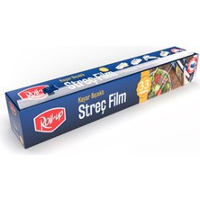 2 Adet Roll-Up Kayar Bıçaklı Streç Film 33 Metre